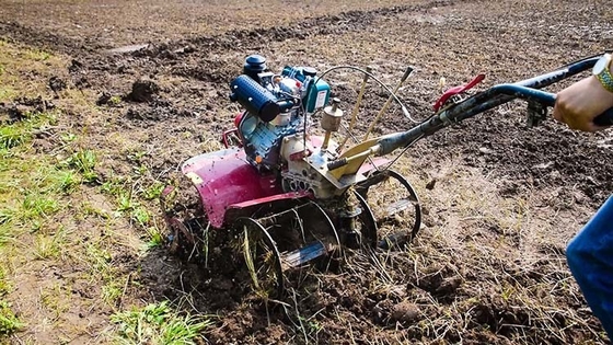 4KW 높은 안전 수준 다기능 농업 기계 가솔린 엔진 4WD 170f 미니 틸러
