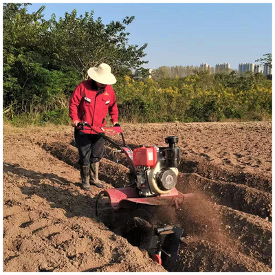 가솔린 파워 타입 178F/186F 다목적 농장 재배기용 4WD 미니 로터리 틸러