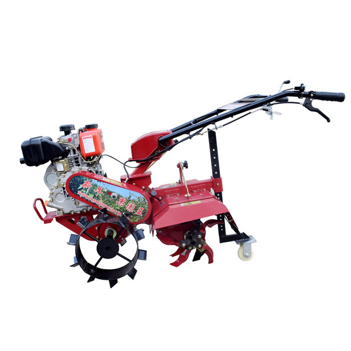 강력하고 컴팩트 4KW 가솔린 / 디젤 엔진 미니 틸러 틸러 너비 25-30cm