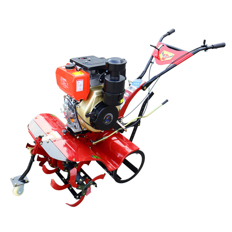 강력한 7HP 8HP 9HP 10HP 디젤 엔진 농장 기계 작업 속도 4KM / H를위한 회전 토일러